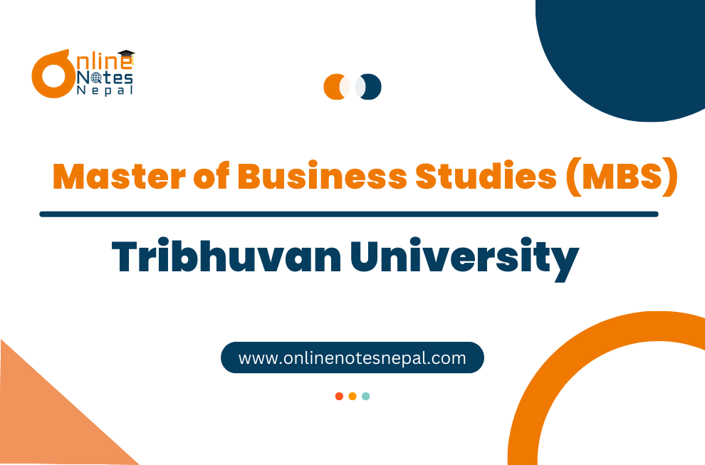 Master of Business Studies (MBS)